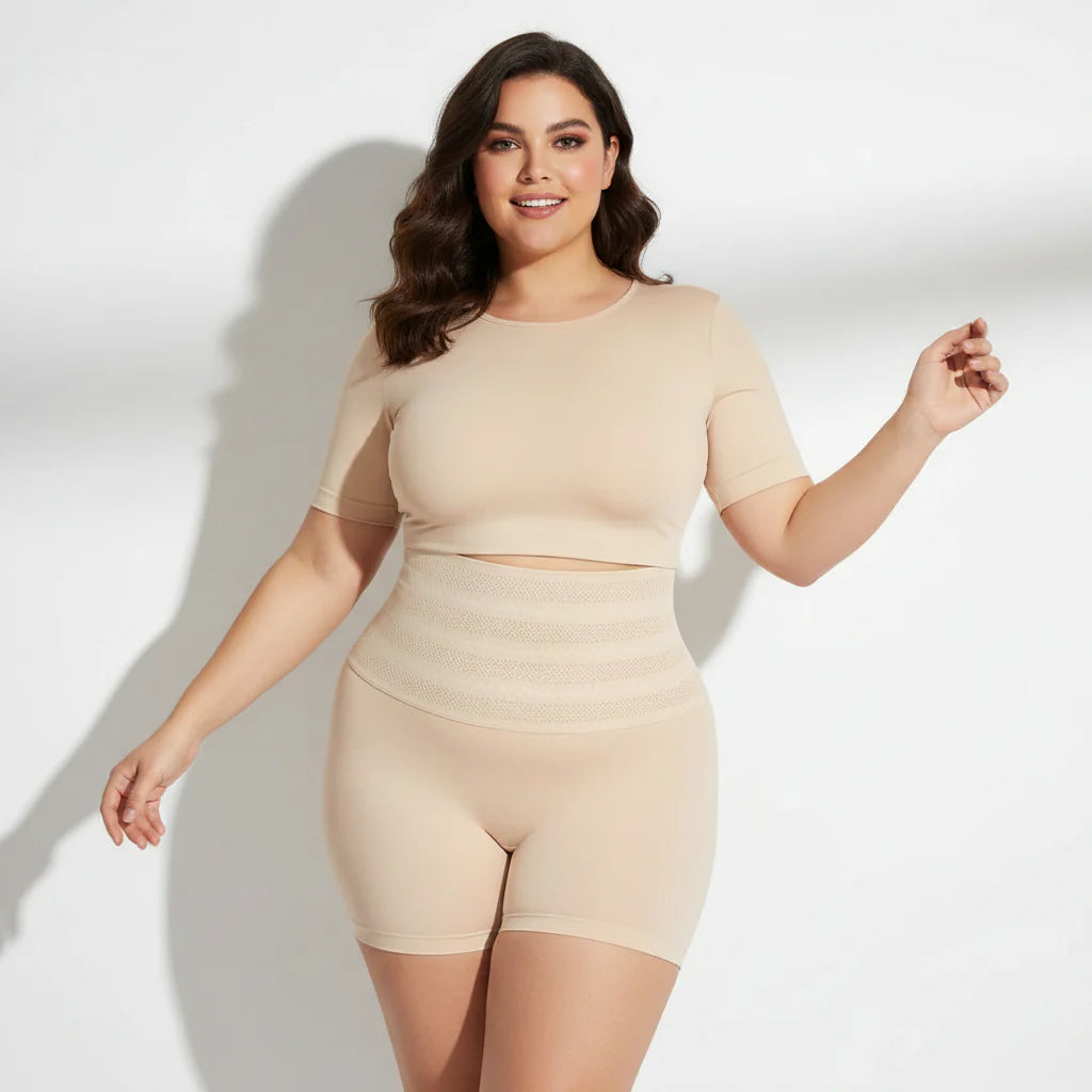 High Waist Seamless Shorts