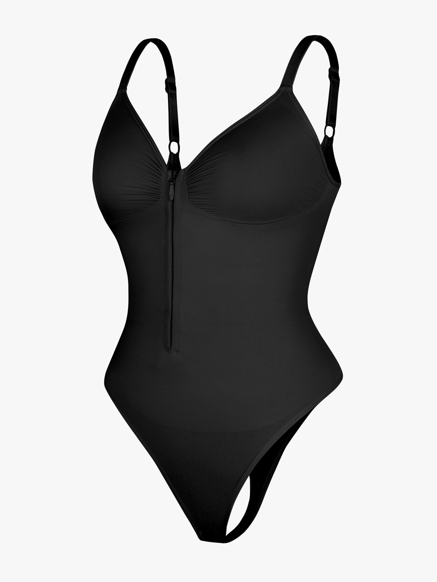 Tummy Control Seamless Zipper Shaping Bodysuit